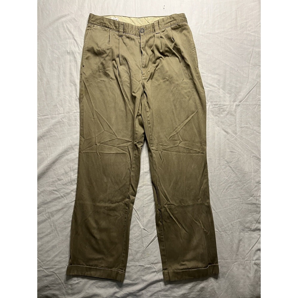 Cutter & Buck Mississippi State Bulldogs Pants Men's Size 33 Tan Straight Legged